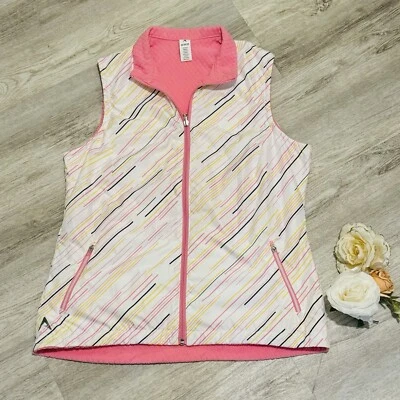Antigua Women's Medium Treasure Reversible Sleeveless Golf Vest Jacket NWOT NEW - Image 1 of 4