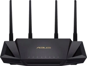 ASUS - AX3000 Dual-Band WiFi 6 Wireless Router - RT-AX58U - Black - VG (In Box) - Picture 1 of 5