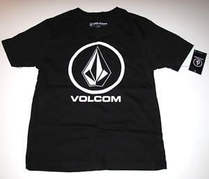 Volcom Toddler Boy's 4T Short Sleeve T-Shirt Tee Black New Circle Cotton