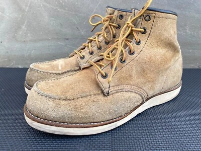 Botas de Trabajo Raras De Colección Red Wing Gamuza Setter Irlandés Hechas en EE. UU. UK 8.5 | US 9.5 E Foto 1 de 4