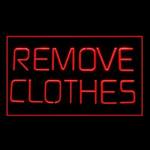 180086 Remove Clothes Crazy One Night Stand Sexy LED Light Neon Sign - Imagen 1 de 1