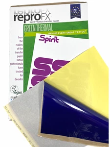 50x papel de colchón de la UE SPIRIT GREEN termocopiadora plantilla de tatuaje - INKgrafiX®A4 - Imagen 1 de 3