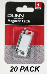 20 x Magnetic Cupboard Door Catches WHITE with Screws - Picture 1 of 2