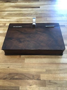 Vintage Walnut Cigar / Cigarette Box - Picture 1 of 10
