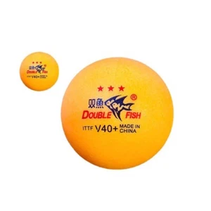 Wholesale 60x Balls Double Fish 3-Star 40+ (ABS New Materials) Table Tennis Ball - Picture 1 of 2