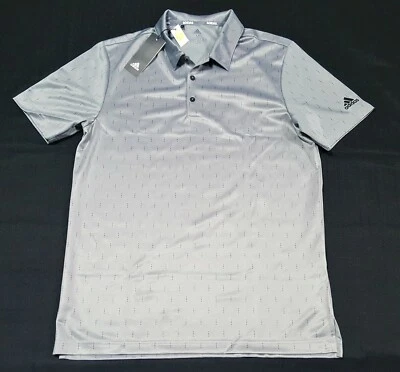 Adidas Mens Gray Short Sleeve Golf Polo Shirt  FQ0843 gray - Image 1 of 4