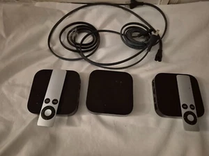 Lot Of 3 Apple TV Units Model A1469 2 Remotes Tested Working 2 Power Cords - Picture 1 of 5
