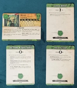 WYRD MALIFAUX ARCHIE RESURRECTIONISTEN SCHATTEN ROTER KAPELLENKARTEN - Bild 1 von 3