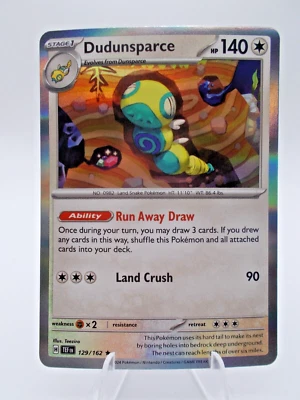 Dudunsparce 129/162 Sv05: Temporal Forces Pokémon TCG Holo Lightly Played - Image 1 of 2