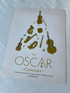 U2 "THE OSCAR CONCERT PROGRAM" RARE 2014 US HQ CARDSTOCK. IN MINT CONDITION. - Picture 1 of 3