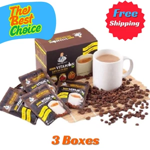 3 CAJAS Kopi Vitamina BI0 Hierbas Original Café Instantáneo para Hombres Resistencia Envío Gratis - Imagen 1 de 6
