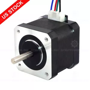 Motore passo-passo Nema 17 64 oz.in 1,5 A 100 cm cavo - fai da te robot reprap CNC Makerbot - Foto 1 di 10