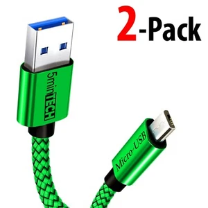 [2-PACK] Micro USB Charging Cord Cable  - Picture 1 of 10