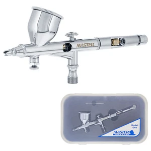 0,2 Micro Precision Dual-Action Schwerkraft Airbrush Set Kit MAC Auto Paint Hobby - Bild 1 von 5