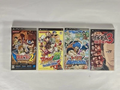 Lot4 PSP Fairy Tall Guild 2 & Eyeshield 21 & Toriko & Kenka Banchou 3 -No Manual - Image 1 of 4