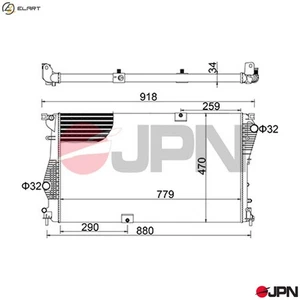 RADIATOR ENGINE COOLING 60C9047-JPN FOR RENAULT TRAFIC/II/Platform/Chassis/Van - Picture 1 of 10