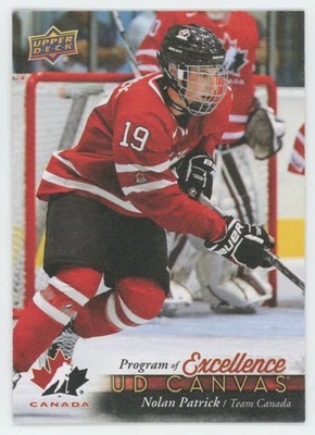 2017-18 UPPER DECK Nolan Patrick CANVAS PROGRAM OF EXCELLENCE C270 - Image 1 of 2