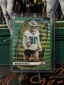 Panini Prizm 2024 - Rookies Quinyon Mitchell #381 Green Wave Prizm (RC) - Imagen 1 de 2