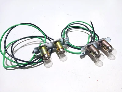 1940- 1953 Chevrolet Truck Taillight Bulbs and Mounting Brackets -6 volt (Pair) - Image 1 of 2