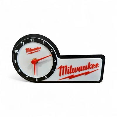 Milwaukee Tools Inspired Wall Clock – Perfect for Shop, Garage, or Man Cave - Image 1 of 4