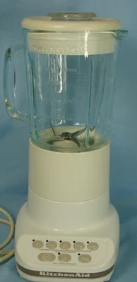 KitchenAid Ultra Power Blender White 5-Speed 40oz Glass Pitcher KSB5WH4 - Image 1 of 4