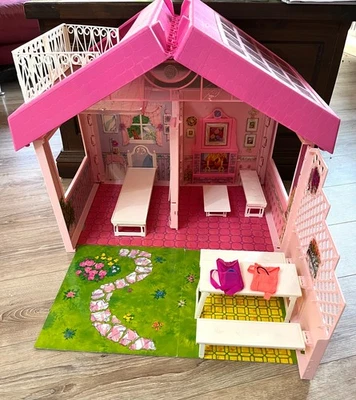 Barbie Magic Haus 1545 Mattel 1992 Fold-n-Fun Hausspielset Kofferhaus - Bild 1 von 4
