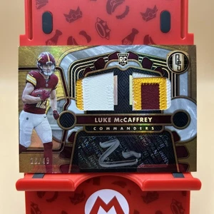 2024 Panini Gold Standard Luke McCaffrey RPA Rookie Auto Relic 16/49 Commanders - Bild 1 von 7