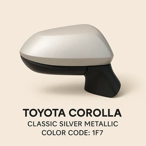 NEW SILVER Mirror fits 20-25 Corolla Sedan  Passenger RH Power noheat - Bild 1 von 12