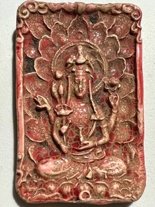 PHRA POTISATGUANIM LP RARE OLD THAI BUDDHA AMULET PENDANT MAGIC ANCIENT IDOL#19 - Picture 1 of 4