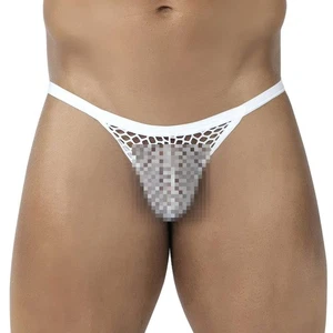 Cut4Men R4VAGE Panel Tanga Herren Beutel Unterwäsche String durchsichtig Netz sexy - Bild 1 von 6