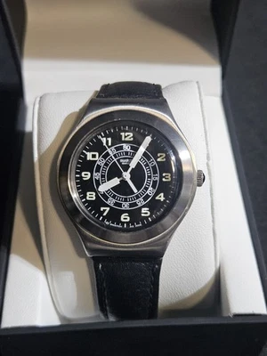 Шикарные винтажные швейцарские часы унисекс Swatch Irony 38 мм - Изображение 1 из 4