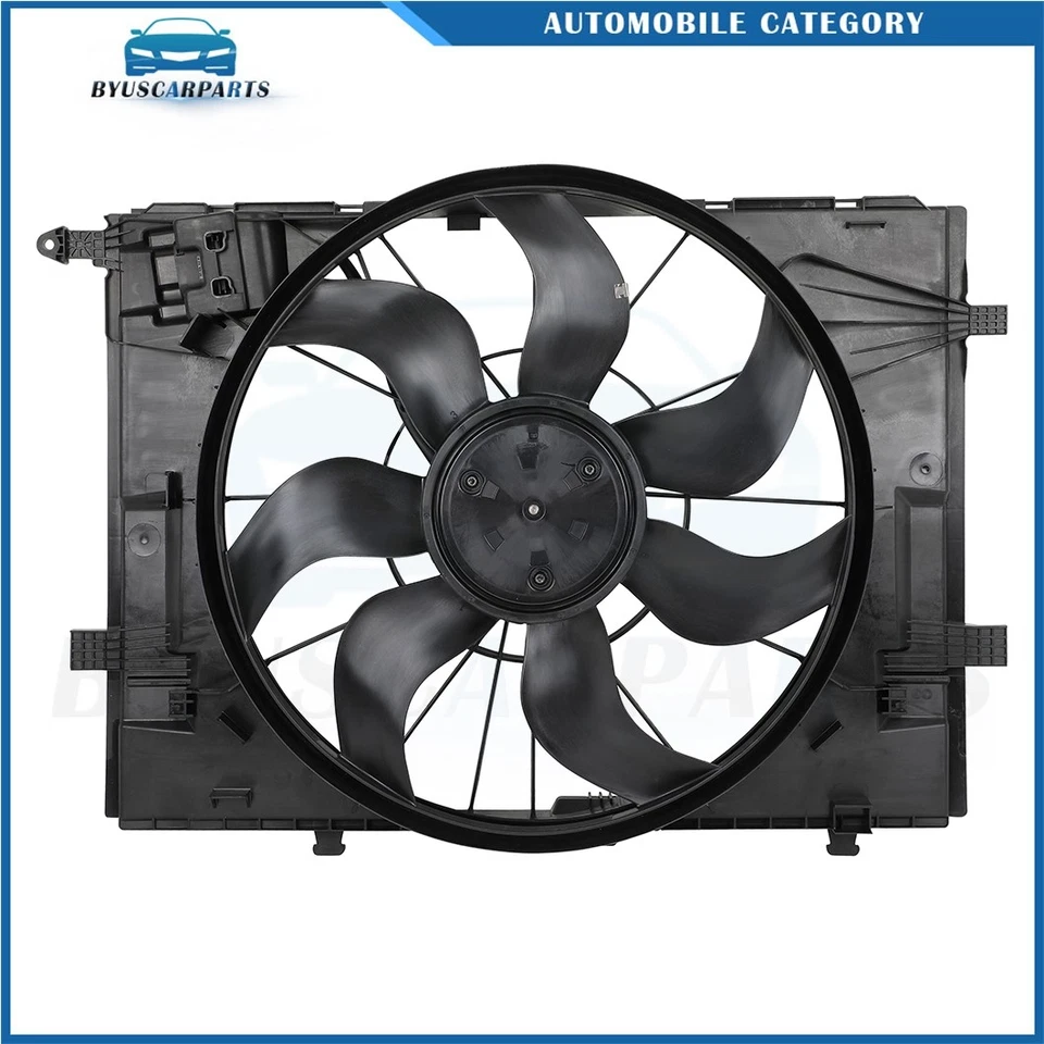 Электрический вентилятор охлаждения радиатора в сборе для Mercedes-Benz C180 2014 2015 2016 годов выпуска - Изображение 1 из 4