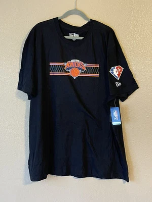 Men's 3XL NWT New Era New York Knicks 2021/22 City Edition Short Sleeve T-Shirt - Image 1 of 4