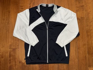 Nike Air Jordan Jacket Mens Large Blue White Full Zip 1985-2005 20 Years - Picture 1 of 24
