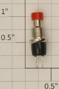 Interruptor pulsador momentáneo Acme 0630-827 rojo SPST - Imagen 1 de 1