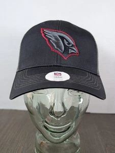 NWT Arizona Cardinals NFL Team Apparel Hat Cap Adjustable Black Gray Embroidered - Picture 1 of 9