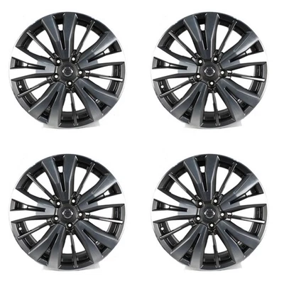 Juego de llantas mecanizadas de fábrica Nissan Pathfinder 18" OEM 62742 2017-2020 Foto 1 de 4