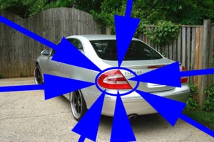 MERCEDES BENZ W209 CLK320 CLK500 CLK55 TAILLIGHT ASSEMBLY LEFT GENUINE OEM NEW - Picture 1 of 1