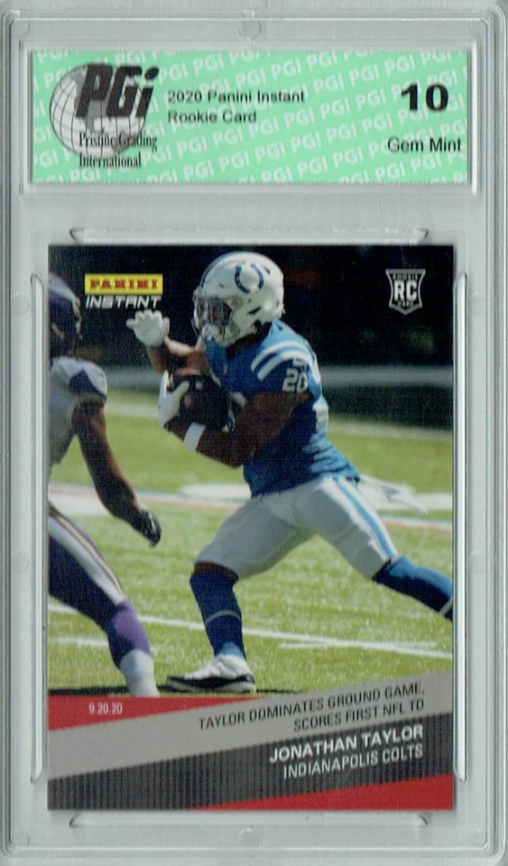 Jonathan Taylor 2020 Panini Instant #30 Only 212 Ever Made Rookie Card PGI 10 - Image 1 of 1