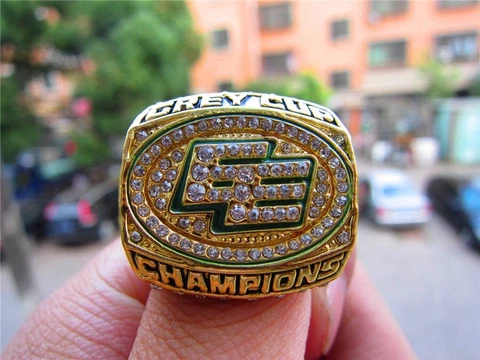 2003 Edmonton Eskimos The Grey Cup Team Ring Fan Men Gift Souvenir Cover