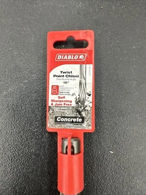 Diablo DMAMXCH1070 1" x 16" SDS-Max Twist Point Chisel - Image 1 of 4