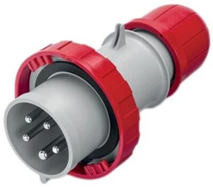 1 x RS Pro IP67 Red Cable Mount 3P+N+E Industrial Power Plug, Rated At 32A, 346 - Picture 1 of 1