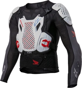 2023 CHAQUETA DE PROTECCIÓN ALPINESTARS BIONIC PLUS V2 NEGRA/BLANCA/ROJA TALLA ELIGE - Imagen 1 de 2