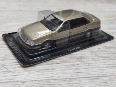 RARE Color Diecast Soviet car GAZ 3105 Volga DeAGOSTINI 1/43 Scale Model car - Image 1 of 4