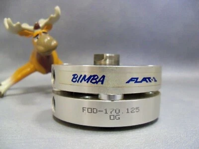 Bimba Flat-1 FOD-170.125 OG Cilindro Panqueca 1-1/2" Furo 1/8" Suporte de Pivô Curso - Imagem 1 de 4