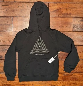 SUDADERA CON CAPUCHA TRIÁNGULO CONCENTRADO DE ALTOS ESTÁNDARES para hombre talla mediana negra nueva con etiquetas - Imagen 1 de 8