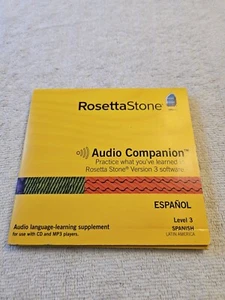 Rosetta Stone Audio Companion Level 3 Español Use w/ CD & Mp3 Players - Picture 1 of 4
