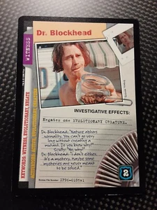 USPC The X-Files CCG - Premiere - MINT RARE Witness Card # 185 DR. BLOCKHEAD - Picture 1 of 1
