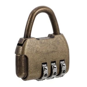 Retro Lock Bag Kleines Vorhängeschloss Passwortsperre Für Gepäck - Bild 1 von 12