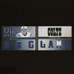 2012 Panini Playbook Rookie Playbook Materials #1 Andrew Luck Big Game Relic /49 - Picture 1 of 4